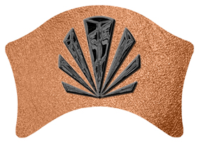 DABAN-602-BK-SH-CP Black Sunburst Shimmer Copper